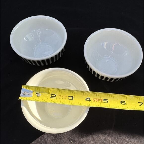 3 JACKSON Custom China Restaurant Ware RADIANT CONDIMENT/ BOWLS VINTAGE -C22 - Picture 10 of 11